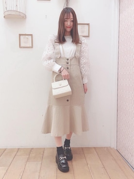 マジェスティックレゴン西宮ガーデンズ店スタッフさん(レディース・153cm)の春コーディネート