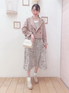 マジェスティックレゴン西宮ガーデンズ店スタッフさん(レディース・164cm)の春コーディネート