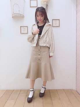 マジェスティックレゴン西宮ガーデンズ店スタッフさん(レディース・155cm)の春コーディネート