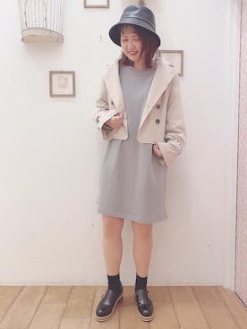 マジェスティックレゴン西宮ガーデンズ店スタッフさん(レディース・155cm)の春コーディネート