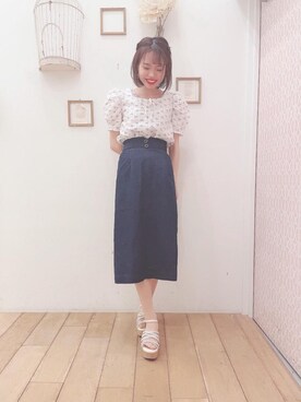 マジェスティックレゴン西宮ガーデンズ店スタッフさん(レディース・155cm)の春コーディネート