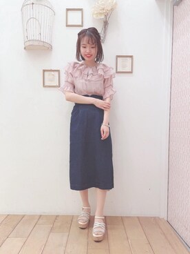 マジェスティックレゴン西宮ガーデンズ店スタッフさん(レディース・155cm)の春コーディネート