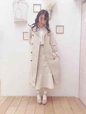 マジェスティックレゴン西宮ガーデンズ店スタッフさん(レディース・155cm)の春コーディネート