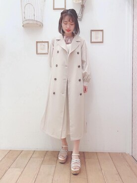 マジェスティックレゴン西宮ガーデンズ店スタッフさん(レディース・155cm)の春コーディネート