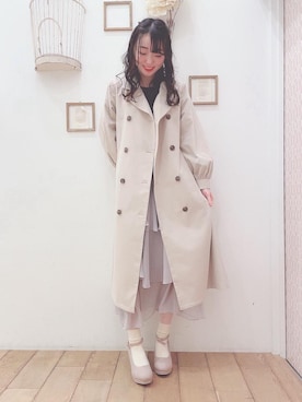 マジェスティックレゴン西宮ガーデンズ店スタッフさん(レディース・164cm)の春コーディネート