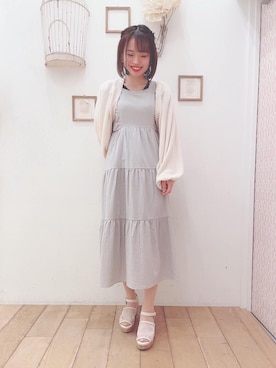 マジェスティックレゴン西宮ガーデンズ店スタッフさん（レディース・155cm）の春コーディネート