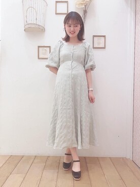 マジェスティックレゴン西宮ガーデンズ店スタッフさん（レディース・155cm）の春コーディネート
