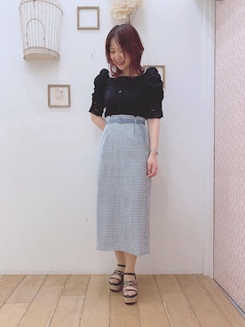 マジェスティックレゴン西宮ガーデンズ店スタッフさん（レディース・155cm）の春コーディネート