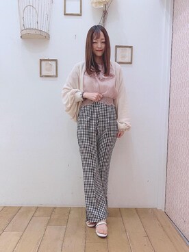 マジェスティックレゴン西宮ガーデンズ店スタッフさん（レディース・153cm）の春コーディネート