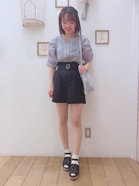 マジェスティックレゴン西宮ガーデンズ店スタッフさん（レディース・155cm）の春コーディネート