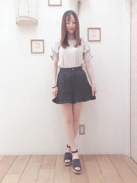マジェスティックレゴン西宮ガーデンズ店スタッフさん(レディース・153cm)の春コーディネート