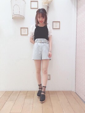 マジェスティックレゴン西宮ガーデンズ店スタッフさん（レディース・155cm）の春コーディネート