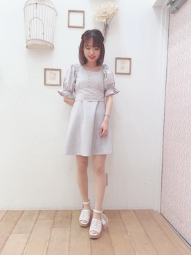 マジェスティックレゴン西宮ガーデンズ店スタッフさん(レディース・155cm)の春コーディネート
