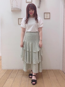 マジェスティックレゴン西宮ガーデンズ店スタッフさん(レディース・155cm)の夏コーディネート