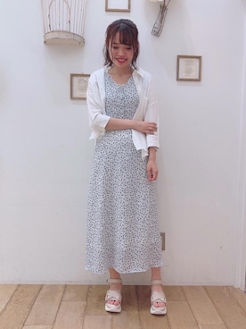 マジェスティックレゴン西宮ガーデンズ店スタッフさん（レディース・160cm）の夏コーディネート