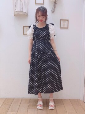 マジェスティックレゴン西宮ガーデンズ店スタッフさん（レディース・160cm）の夏コーディネート