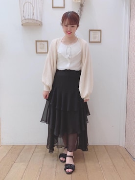 マジェスティックレゴン西宮ガーデンズ店スタッフさん（レディース・155cm）の夏コーディネート