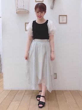 マジェスティックレゴン西宮ガーデンズ店スタッフさん(レディース・155cm)の夏コーディネート