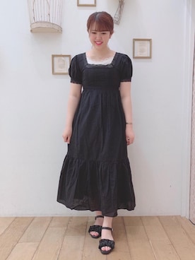 マジェスティックレゴン西宮ガーデンズ店スタッフさん（レディース・155cm）の夏コーディネート