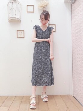 マジェスティックレゴン西宮ガーデンズ店スタッフさん（レディース・164cm）の夏コーディネート