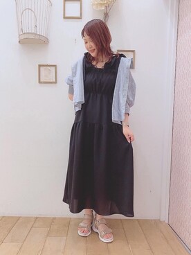 マジェスティックレゴン西宮ガーデンズ店スタッフさん（レディース・158cm）の夏コーディネート