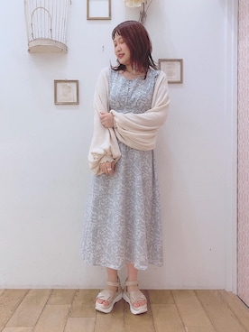 マジェスティックレゴン西宮ガーデンズ店スタッフさん(レディース・158cm)の夏コーディネート