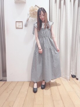 マジェスティックレゴン西宮ガーデンズ店スタッフさん（レディース・153cm）の夏コーディネート