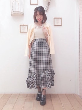 マジェスティックレゴン西宮ガーデンズ店スタッフさん(レディース・160cm)の夏コーディネート