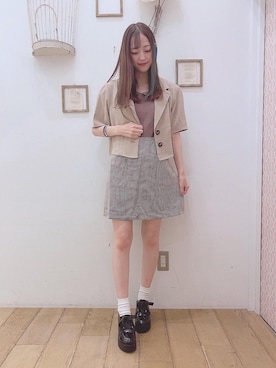 マジェスティックレゴン西宮ガーデンズ店スタッフさん(レディース・153cm)の夏コーディネート