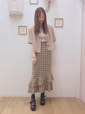 マジェスティックレゴン西宮ガーデンズ店スタッフさん(レディース・153cm)の夏コーディネート