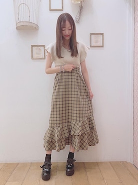 マジェスティックレゴン西宮ガーデンズ店スタッフさん(レディース・153cm)の夏コーディネート