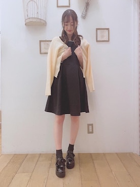 「ミニワンピ」｜マジェスティックレゴン西宮ガーデンズ店スタッフさん（レディース・153cm）の夏コーディネート