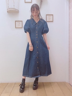 「でにむ」｜「アイテム（その他シューズ）」を使った、マジェスティックレゴン西宮ガーデンズ店スタッフさん（レディース・153cm）の夏コーディネート
