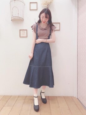 マジェスティックレゴン西宮ガーデンズ店スタッフさん(レディース・164cm)の夏コーディネート