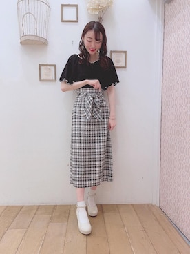 マジェスティックレゴン西宮ガーデンズ店スタッフさん（レディース・164cm）の夏コーディネート