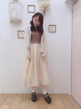 マジェスティックレゴン西宮ガーデンズ店スタッフさん（レディース・164cm）の夏コーディネート