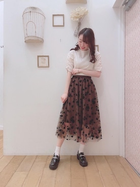 マジェスティックレゴン西宮ガーデンズ店スタッフさん（レディース・164cm）の夏コーディネート