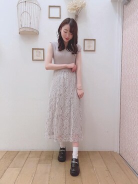 マジェスティックレゴン西宮ガーデンズ店スタッフさん（レディース・164cm）の夏コーディネート