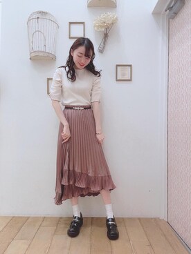 マジェスティックレゴン西宮ガーデンズ店スタッフさん（レディース・164cm）の夏コーディネート