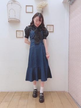 マジェスティックレゴン西宮ガーデンズ店スタッフさん（レディース・164cm）の夏コーディネート