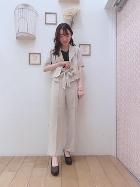 マジェスティックレゴン西宮ガーデンズ店スタッフさん（レディース・164cm）の夏コーディネート