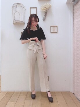 マジェスティックレゴン西宮ガーデンズ店スタッフさん（レディース・164cm）の夏コーディネート