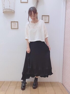 マジェスティックレゴン西宮ガーデンズ店スタッフさん（レディース・153cm）の夏コーディネート
