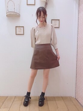 マジェスティックレゴン西宮ガーデンズ店スタッフさん（レディース・153cm）の夏コーディネート