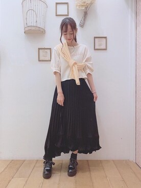 マジェスティックレゴン西宮ガーデンズ店スタッフさん（レディース・153cm）の夏コーディネート