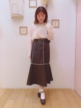 マジェスティックレゴン西宮ガーデンズ店スタッフさん（レディース・155cm）の秋コーディネート