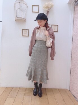 マジェスティックレゴン西宮ガーデンズ店スタッフさん（レディース・158cm）の秋コーディネート