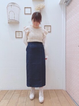 マジェスティックレゴン西宮ガーデンズ店スタッフさん（レディース・155cm）の秋コーディネート