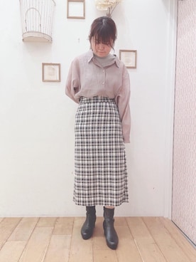 マジェスティックレゴン西宮ガーデンズ店スタッフさん（レディース・155cm）の秋コーディネート