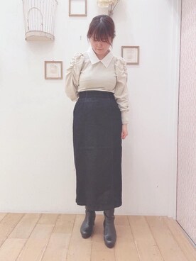 マジェスティックレゴン西宮ガーデンズ店スタッフさん（レディース・155cm）の秋コーディネート